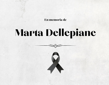 Fallecimiento de Marta Dellepiane